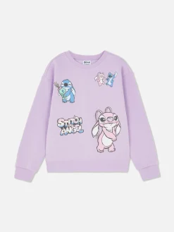 Sweatshirt Met Ronde Hals Disney's Stitch & Angel