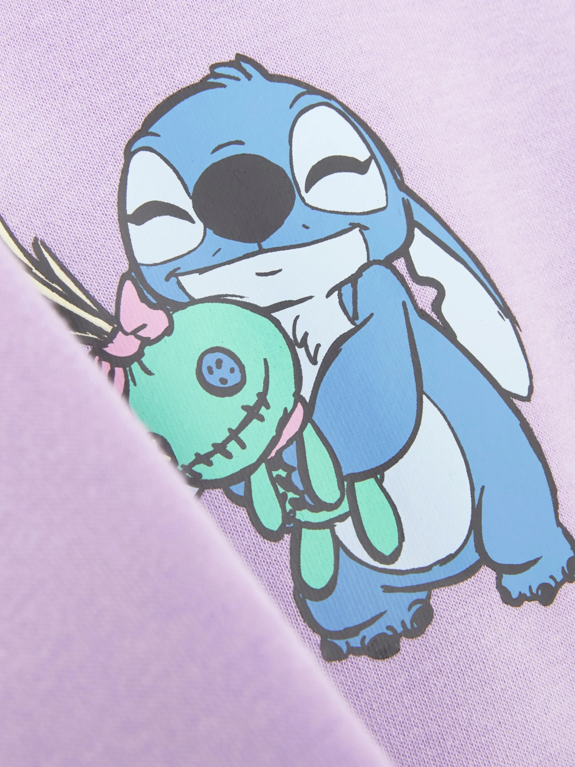 Sweatshirt Met Ronde Hals Disney's Stitch & Angel