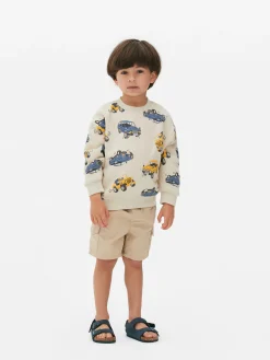 Sweatshirt Met Ronde Hals En Print