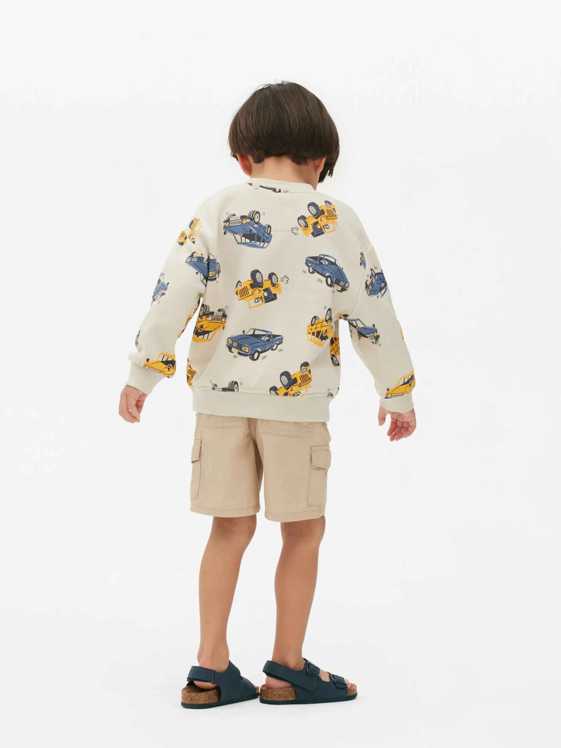 Sweatshirt Met Ronde Hals En Print