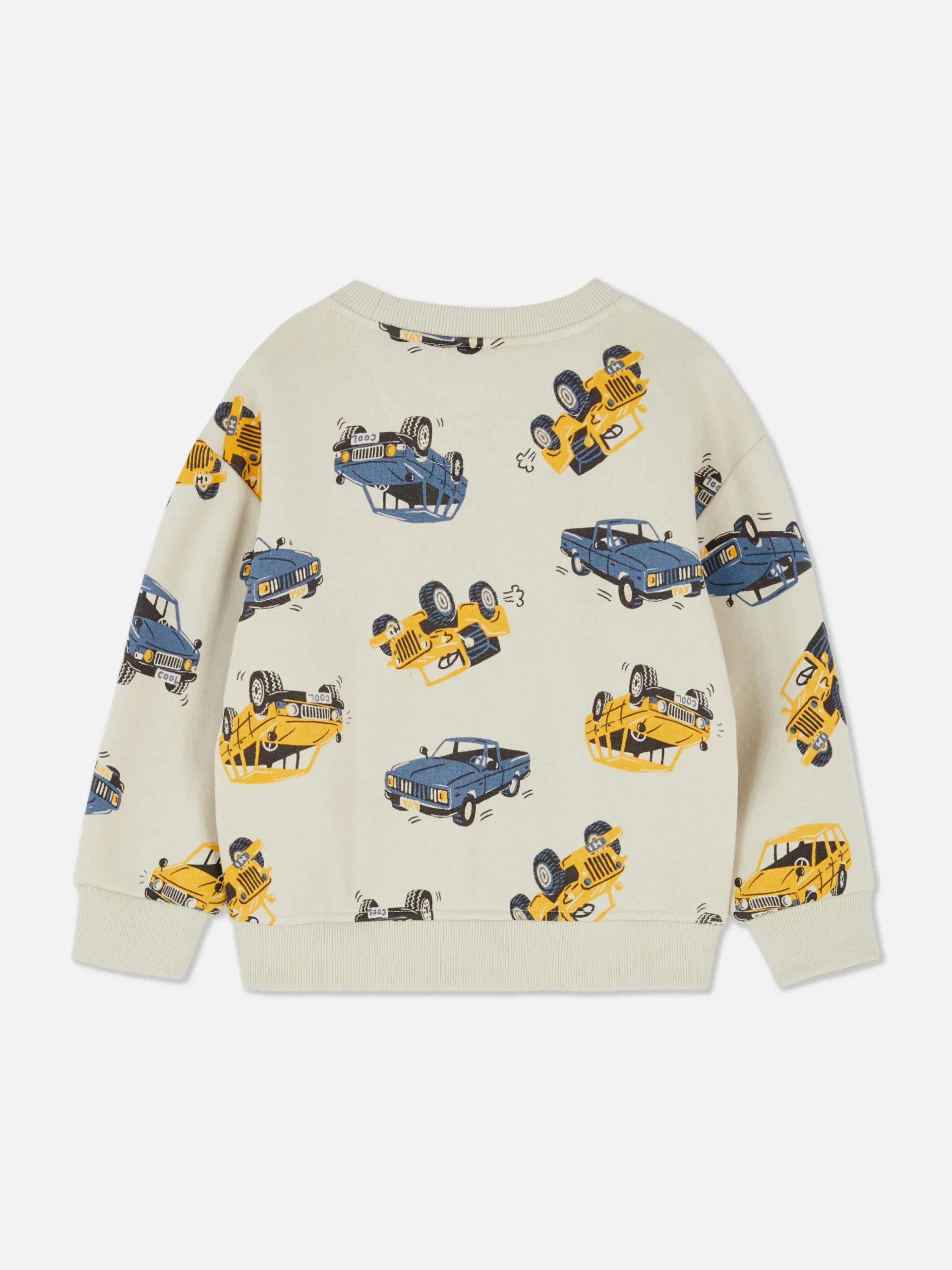 Sweatshirt Met Ronde Hals En Print