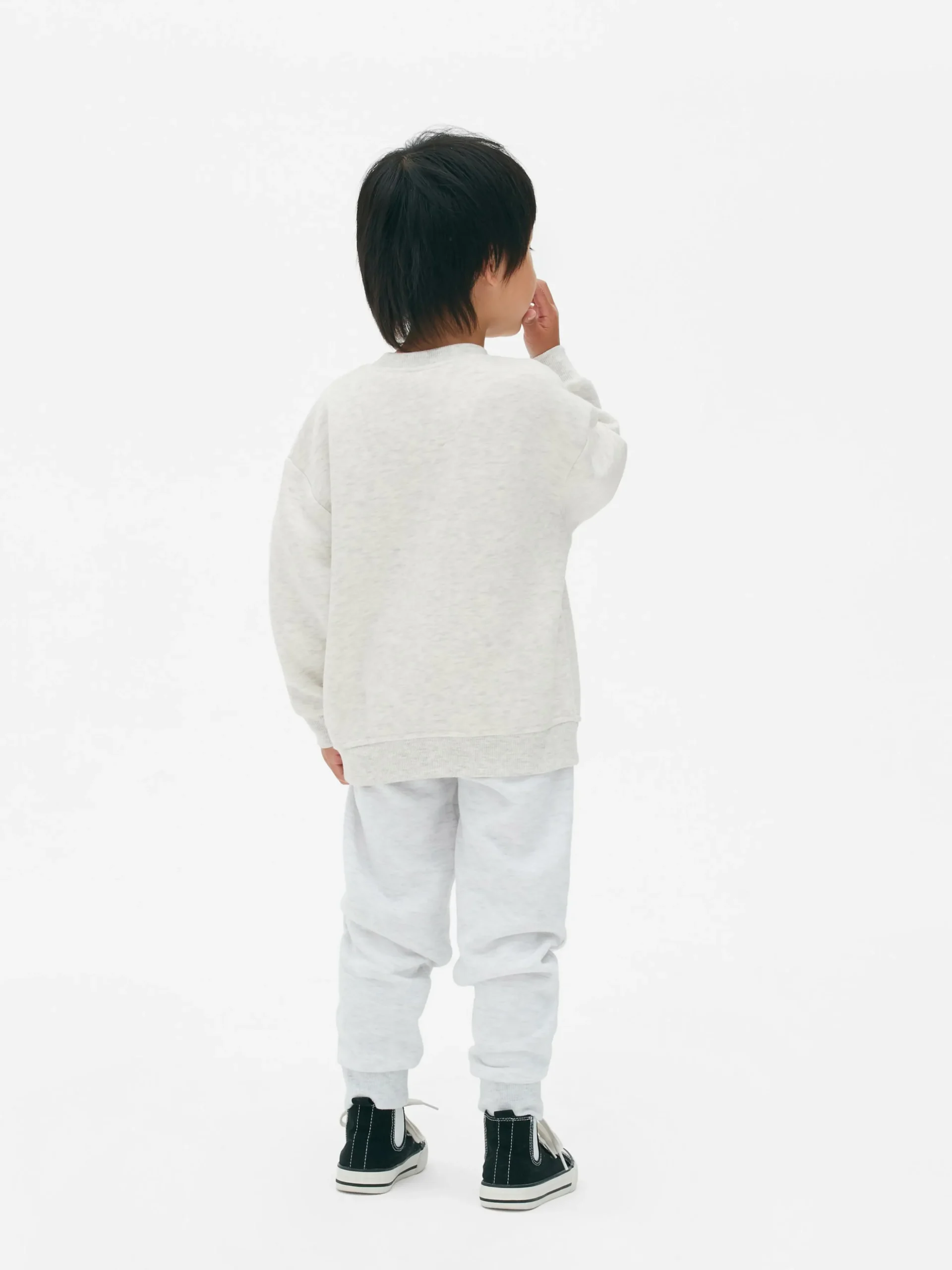 Sweatshirt Met Ronde Hals En Print