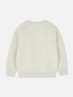 Sweatshirt Met Ronde Hals En Print