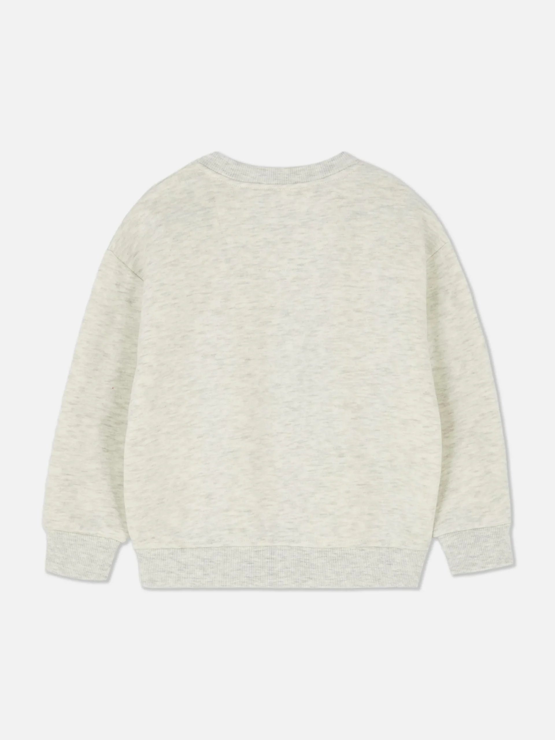 Sweatshirt Met Ronde Hals En Print