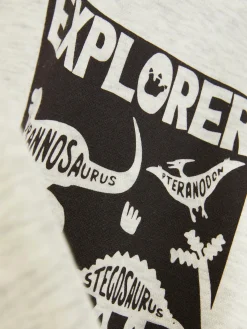 Sweatshirt Met Ronde Hals En Print