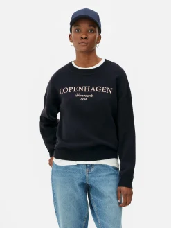 Sweatshirt Met Tekst Op De Voorkant