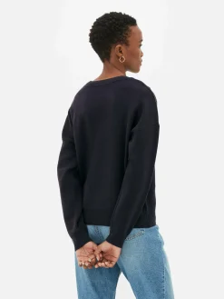 Sweatshirt Met Tekst Op De Voorkant