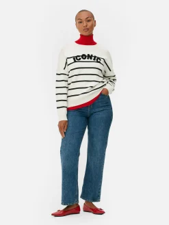 Sweatshirt Met Tekst Op De Voorkant
