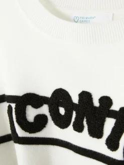 Sweatshirt Met Tekst Op De Voorkant