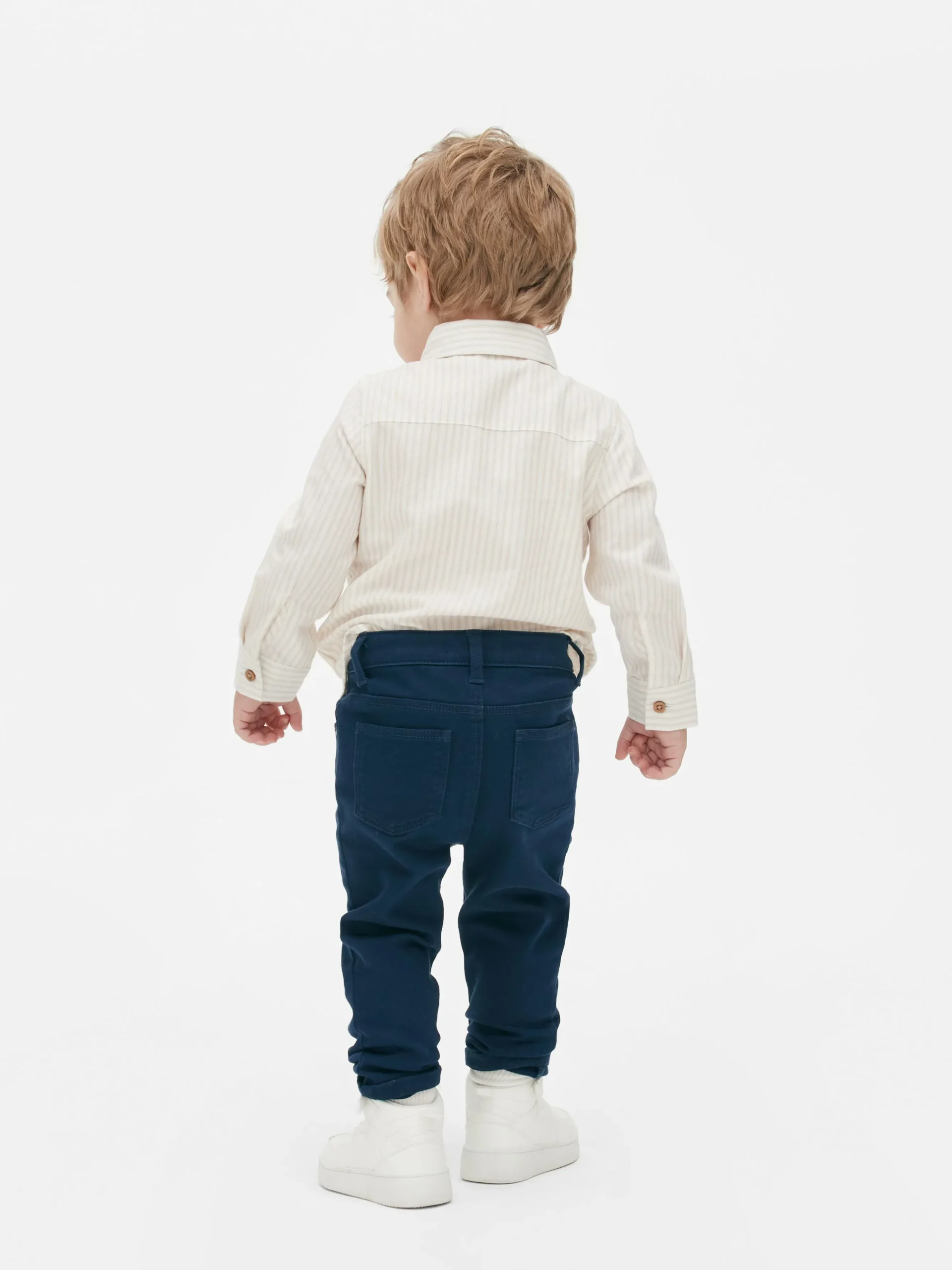 Taps Toelopende Broek Van Twill-katoen