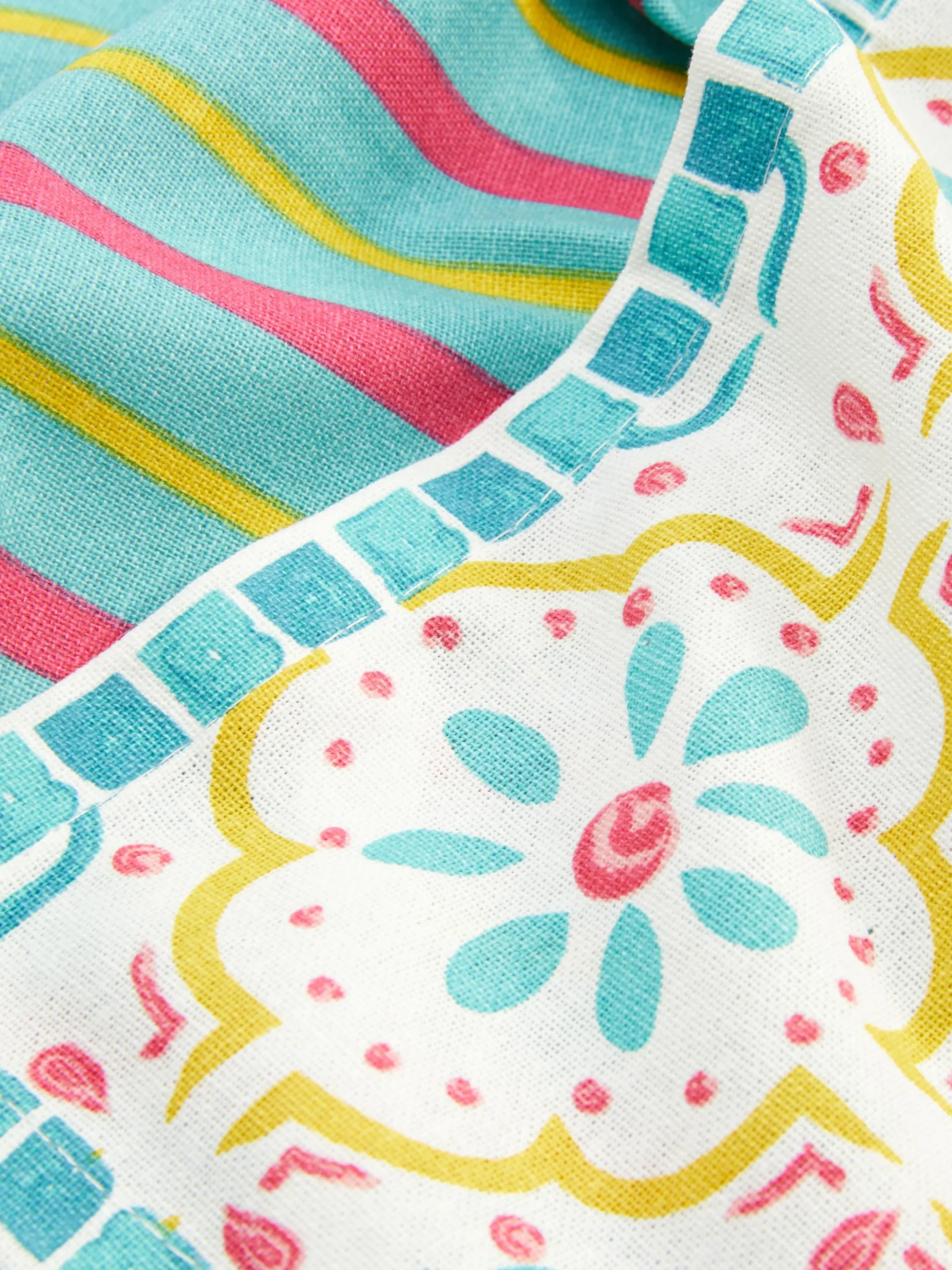 Theedoeken Met Print, Set Van 2