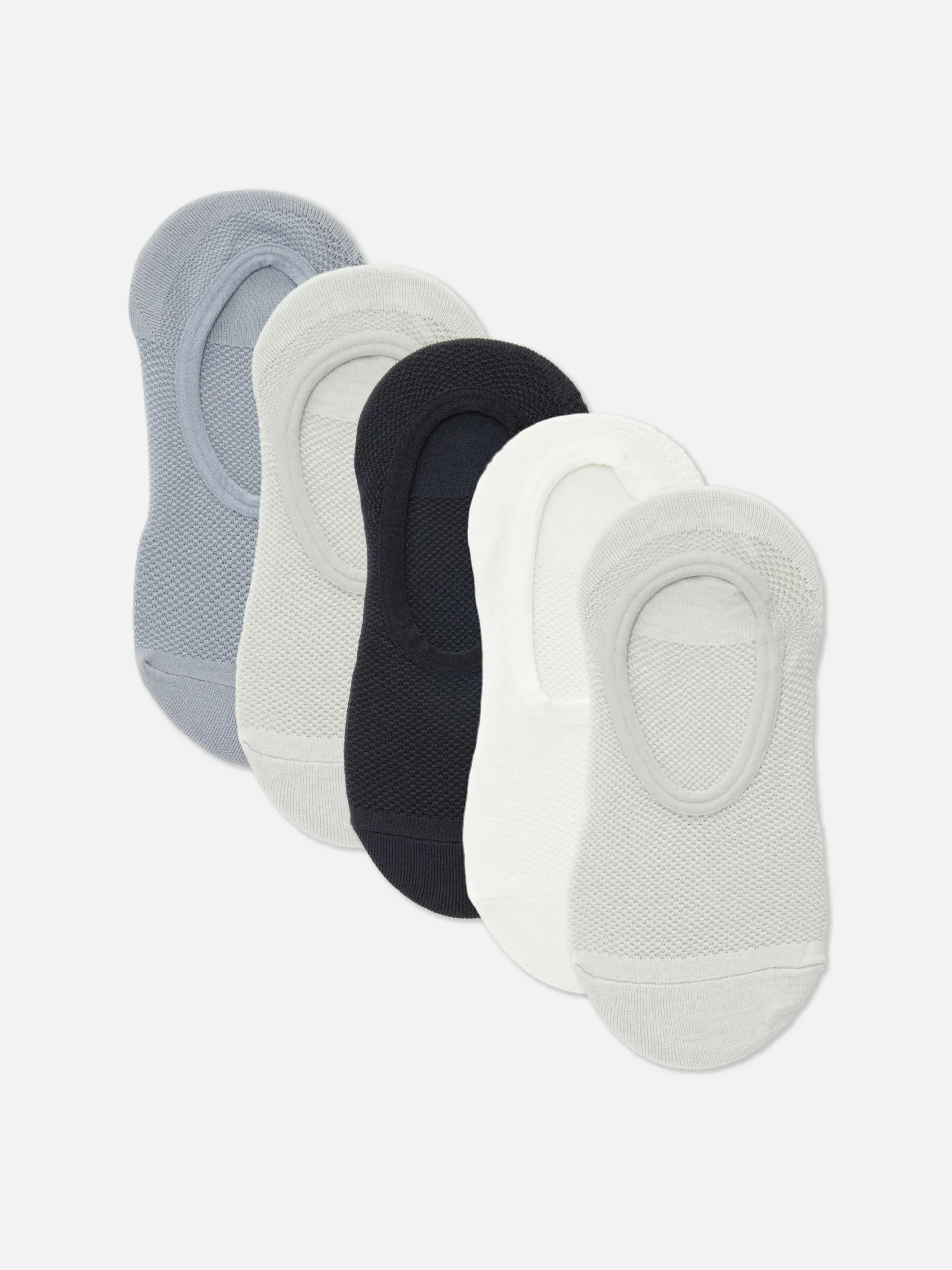 Ton Sur Ton Footies Met Textuur, 5 Paar