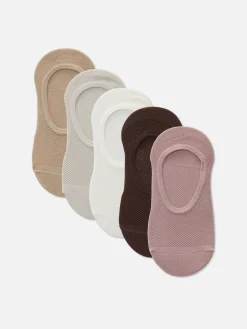 Ton Sur Ton Footies Met Textuur, 5 Paar