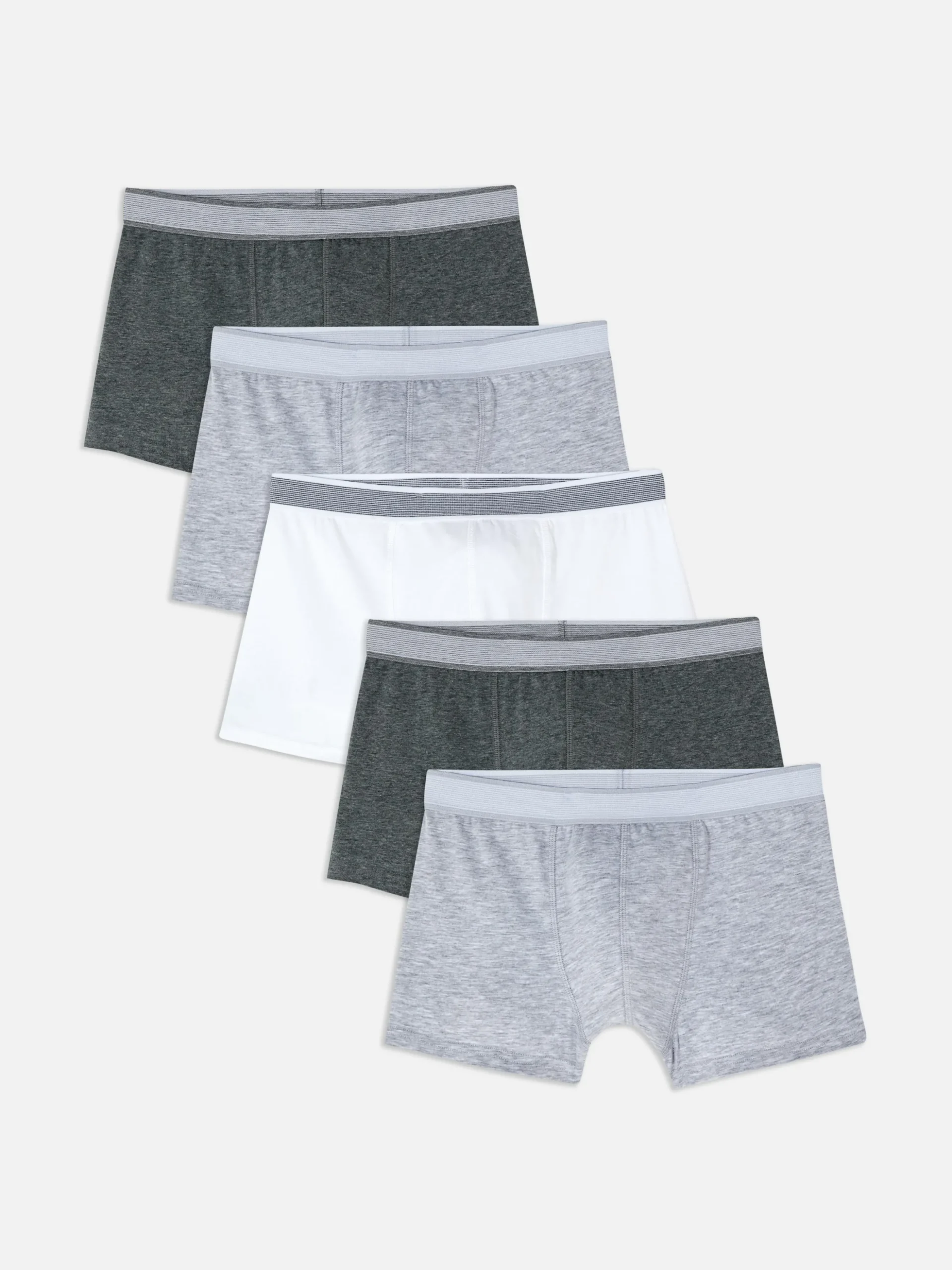 Ton-sur-ton Gemêleerde Boxershorts, Set Van 5
