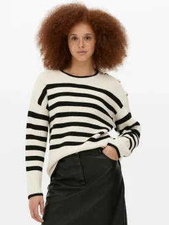 Trui Met Ronde Hals En Knoopdetail
