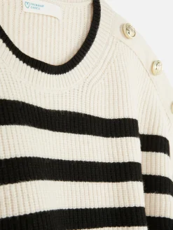 Trui Met Ronde Hals En Knoopdetail