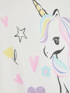 T-shirt Met Eenhoornprint