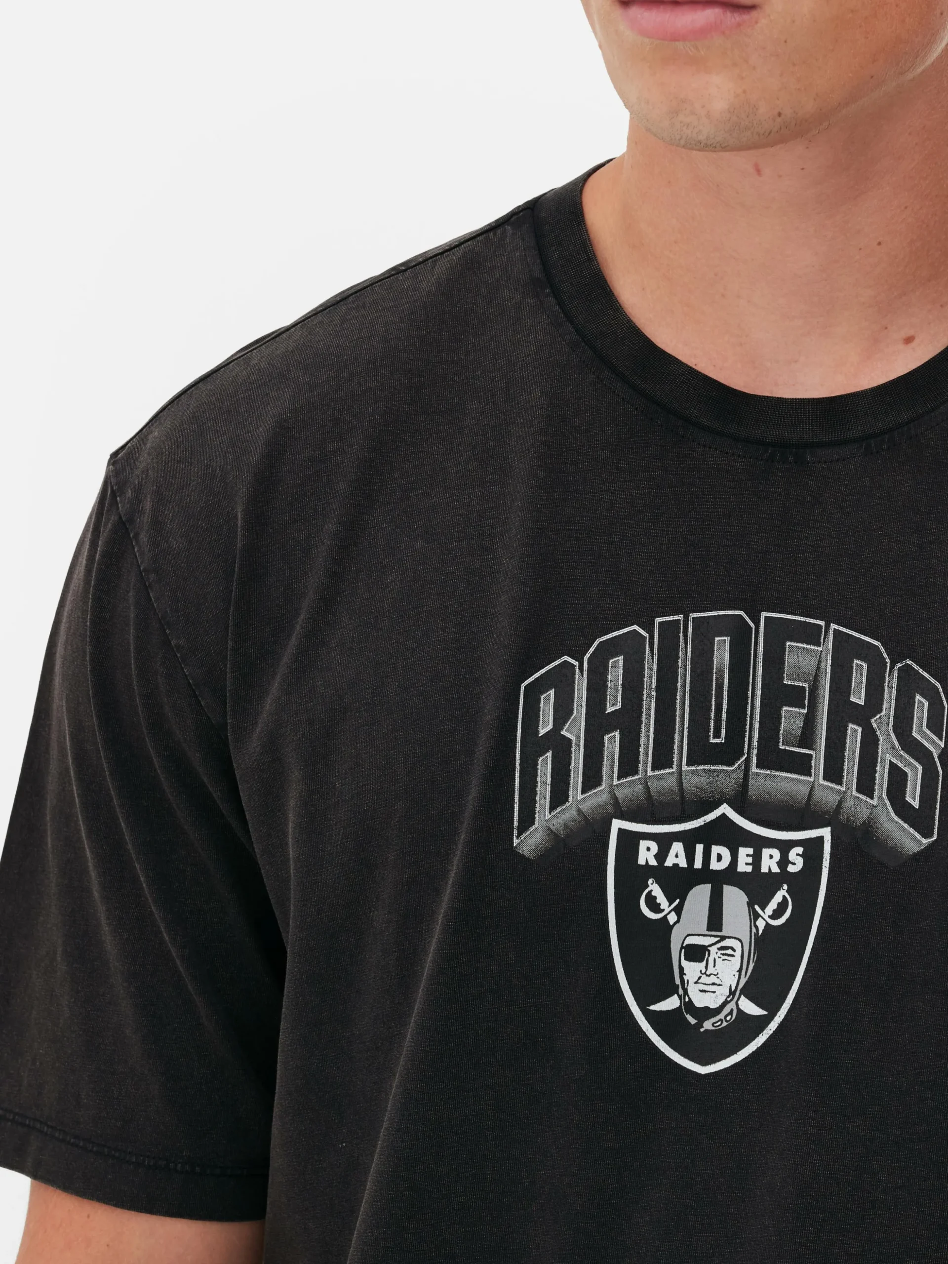 T-shirt Met Grafische Print NFL Las Vegas Raiders