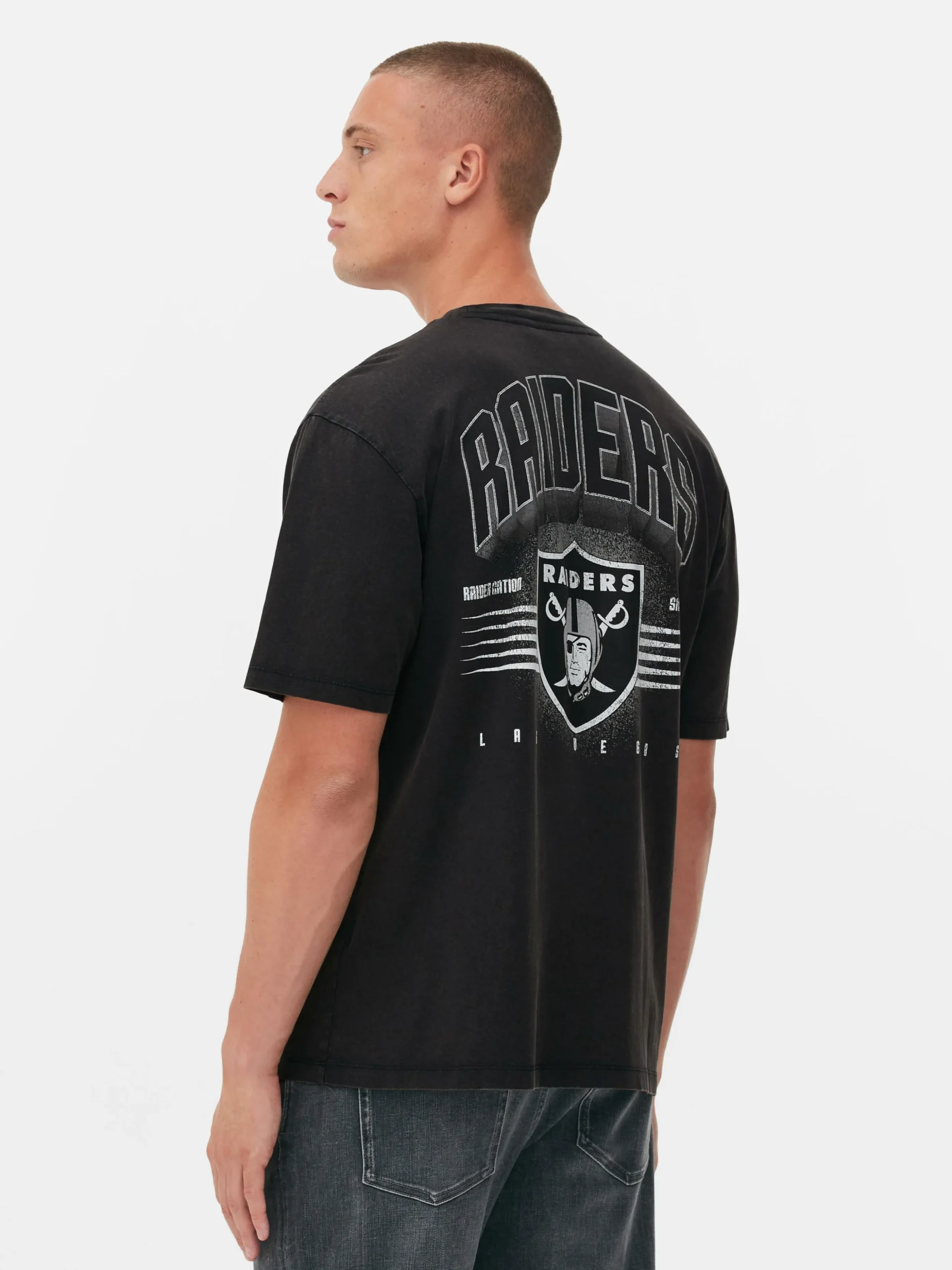 T-shirt Met Grafische Print NFL Las Vegas Raiders