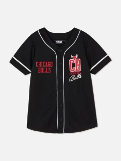 T-shirt Met Knoopsluiting NBA Chicago Bulls