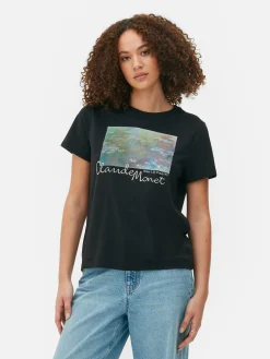 T-shirt Met Korte Mouwen Claude Monet