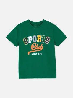 T-shirt Met Korte Mouwen En Print