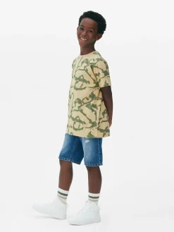 T-shirt Met Korte Mouwen En Print