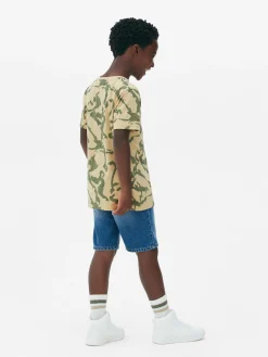 T-shirt Met Korte Mouwen En Print