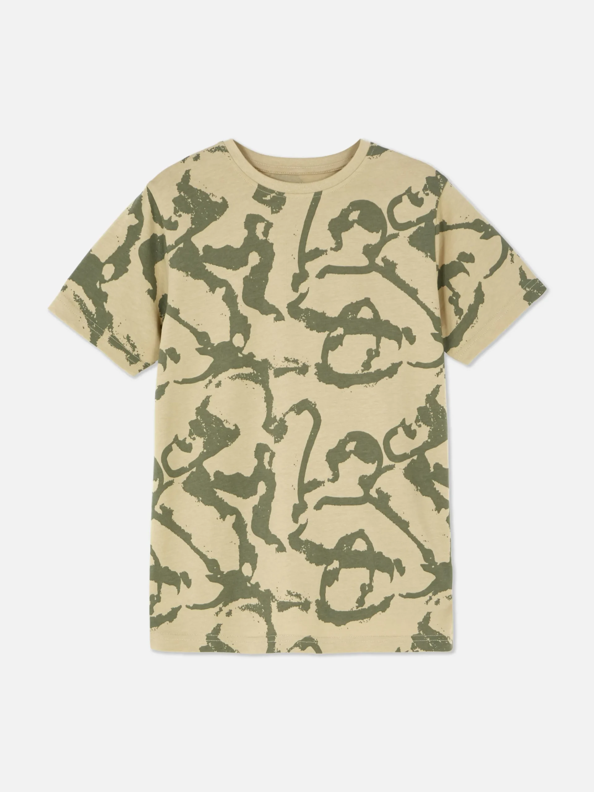 T-shirt Met Korte Mouwen En Print