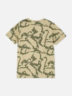T-shirt Met Korte Mouwen En Print