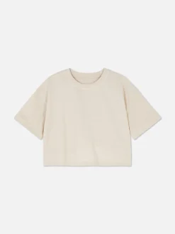 T-shirt Met Korte Mouwen En Ronde Hals