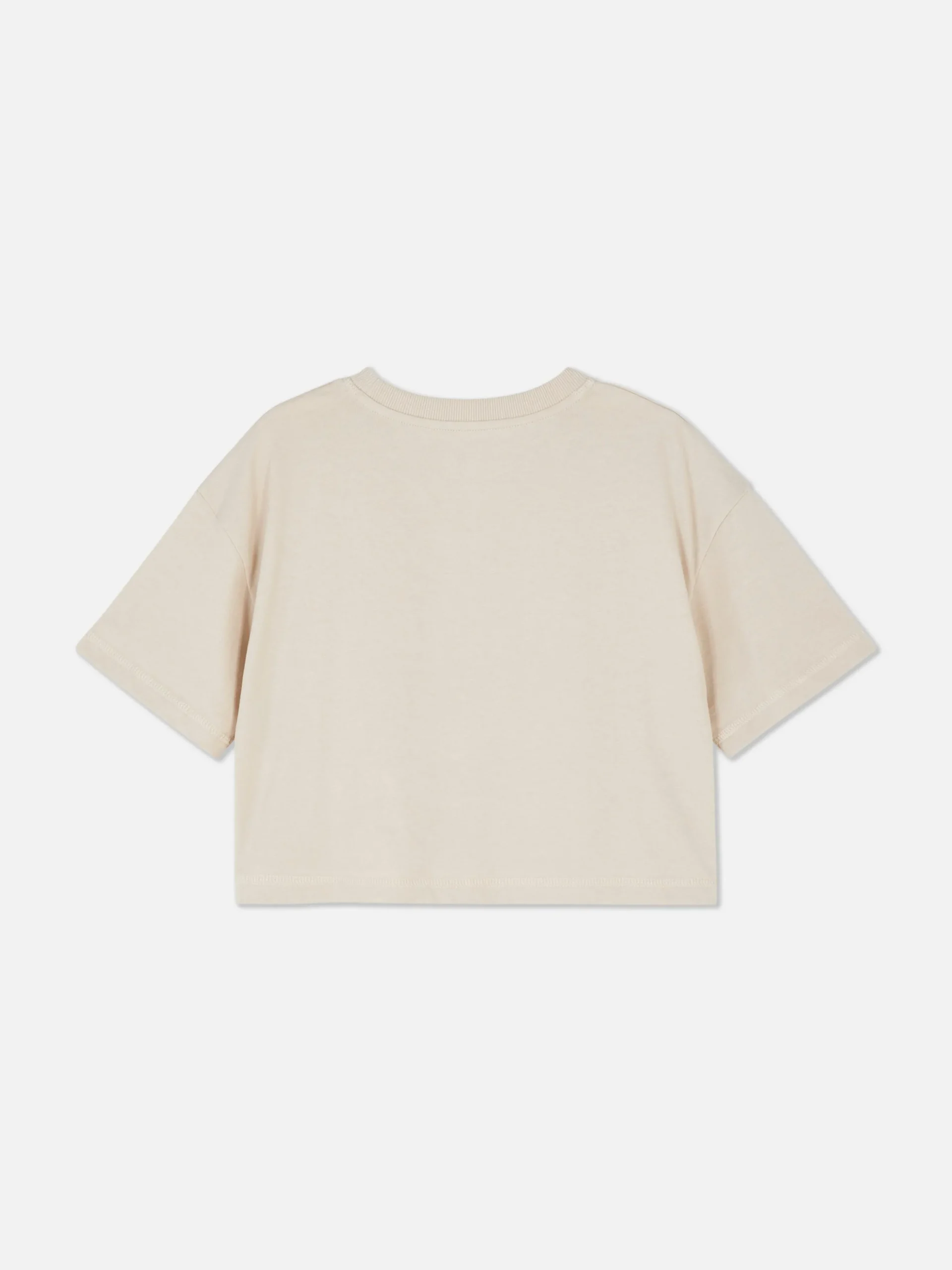 T-shirt Met Korte Mouwen En Ronde Hals