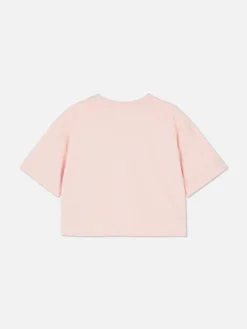 T-shirt Met Korte Mouwen En Ronde Hals