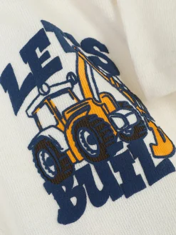 T-shirt Met Korte Mouwen En Print Van Graafmachine
