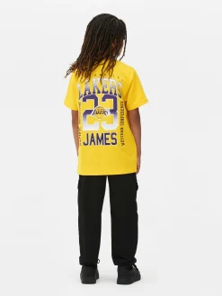 T-shirt Met Korte Mouwen NBA Los Angeles Lakers