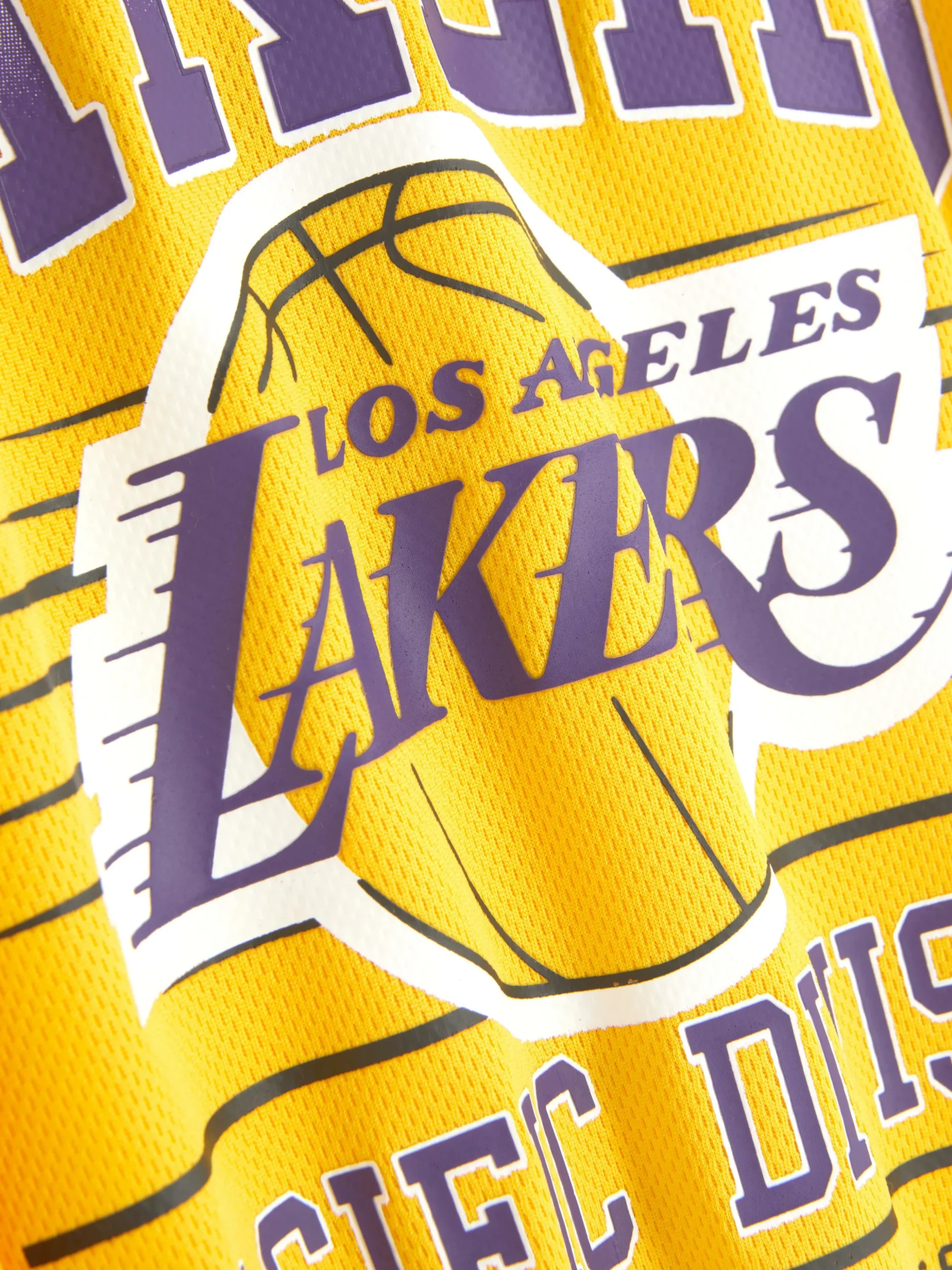 T-shirt Met Korte Mouwen NBA Los Angeles Lakers