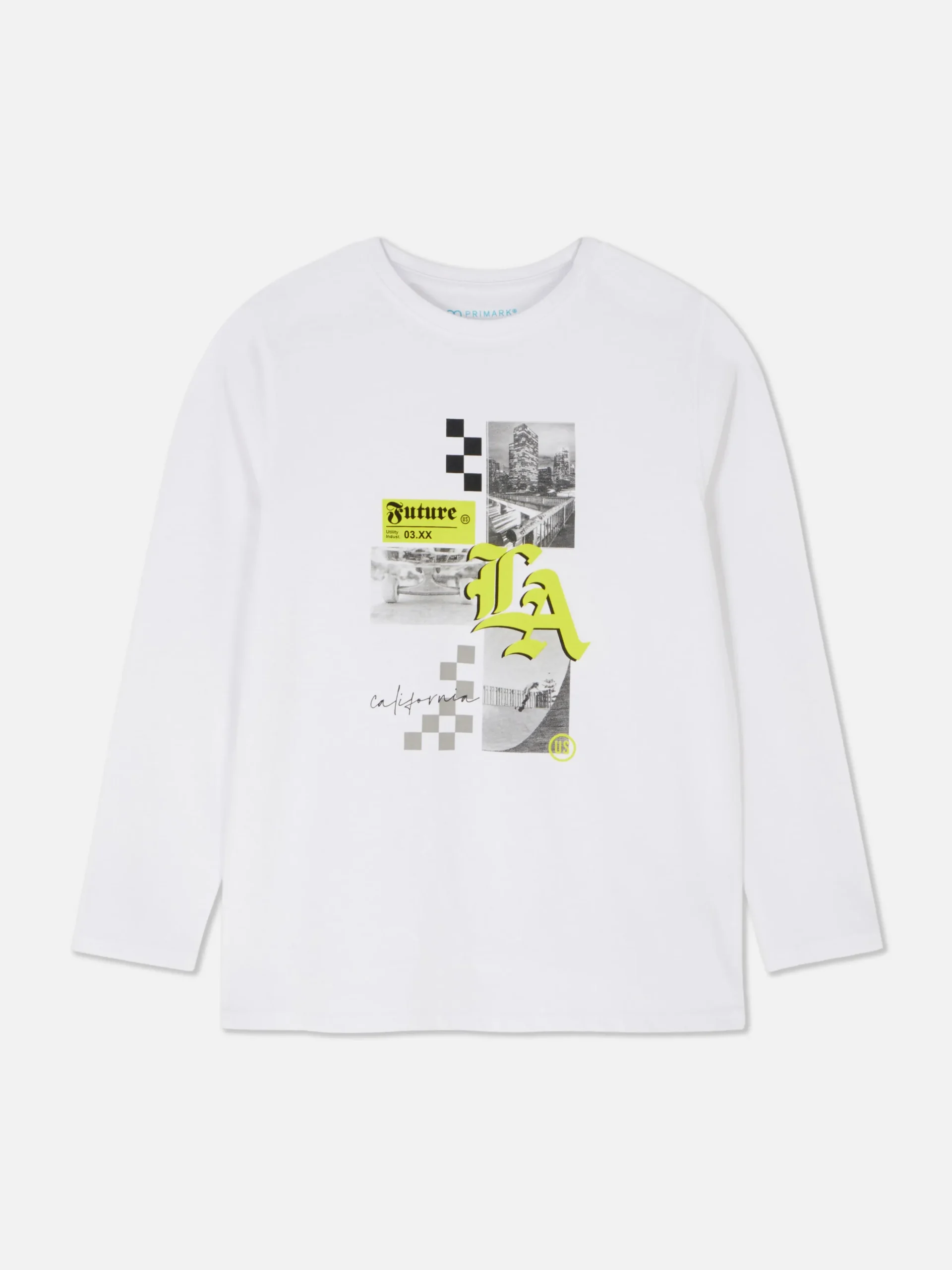 T-shirt Met Lange Mouwen En Los Angeles-print