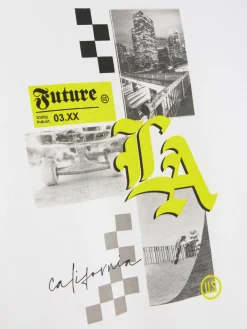 T-shirt Met Lange Mouwen En Los Angeles-print