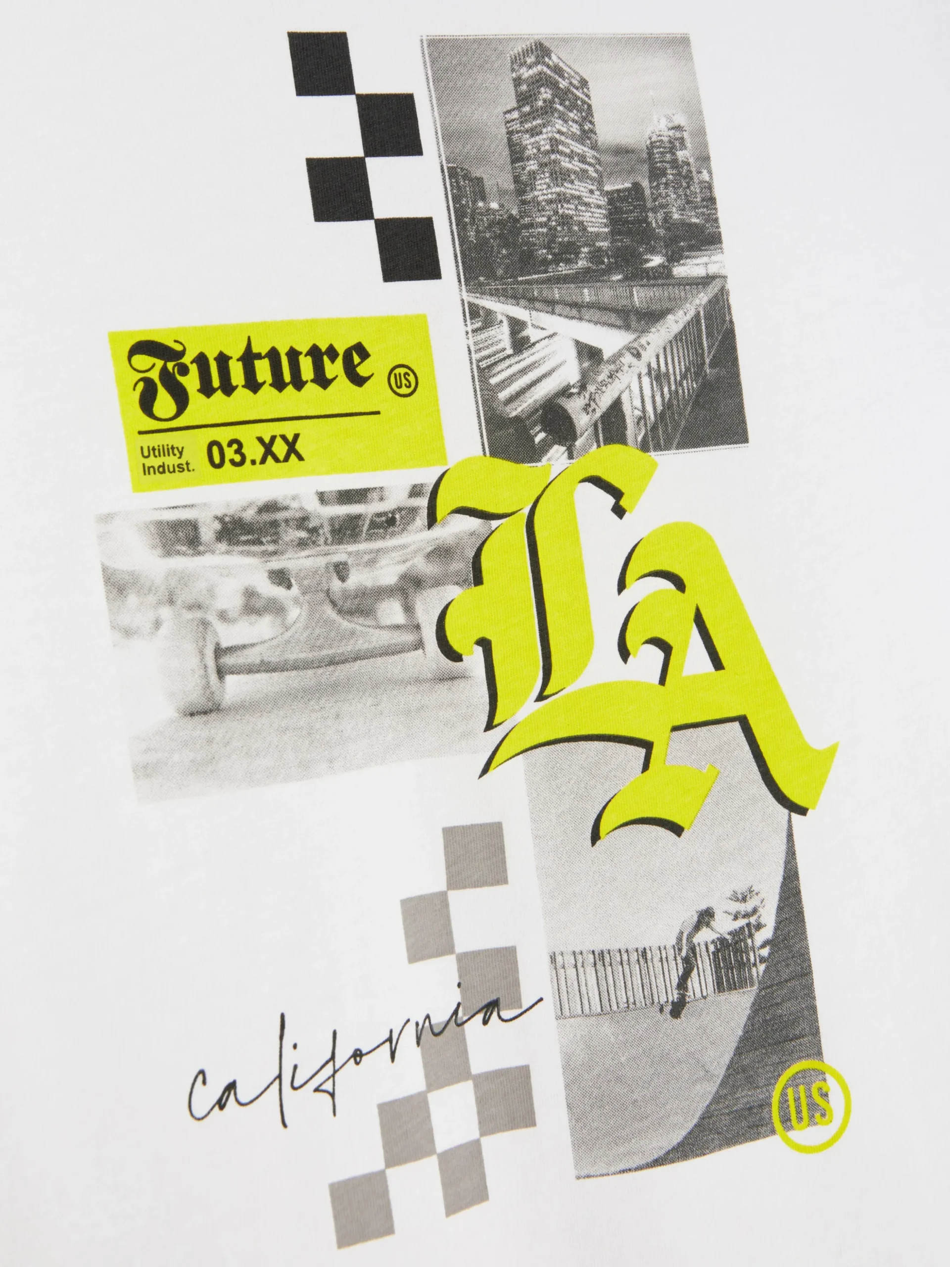 T-shirt Met Lange Mouwen En Los Angeles-print