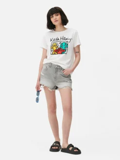 T-shirt Met Opdruk Keith Haring