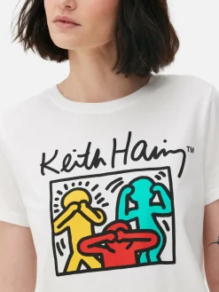T-shirt Met Opdruk Keith Haring