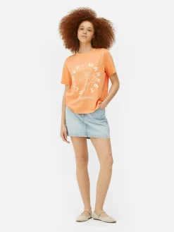 T-shirt Met Print Amsterdam Flower Market