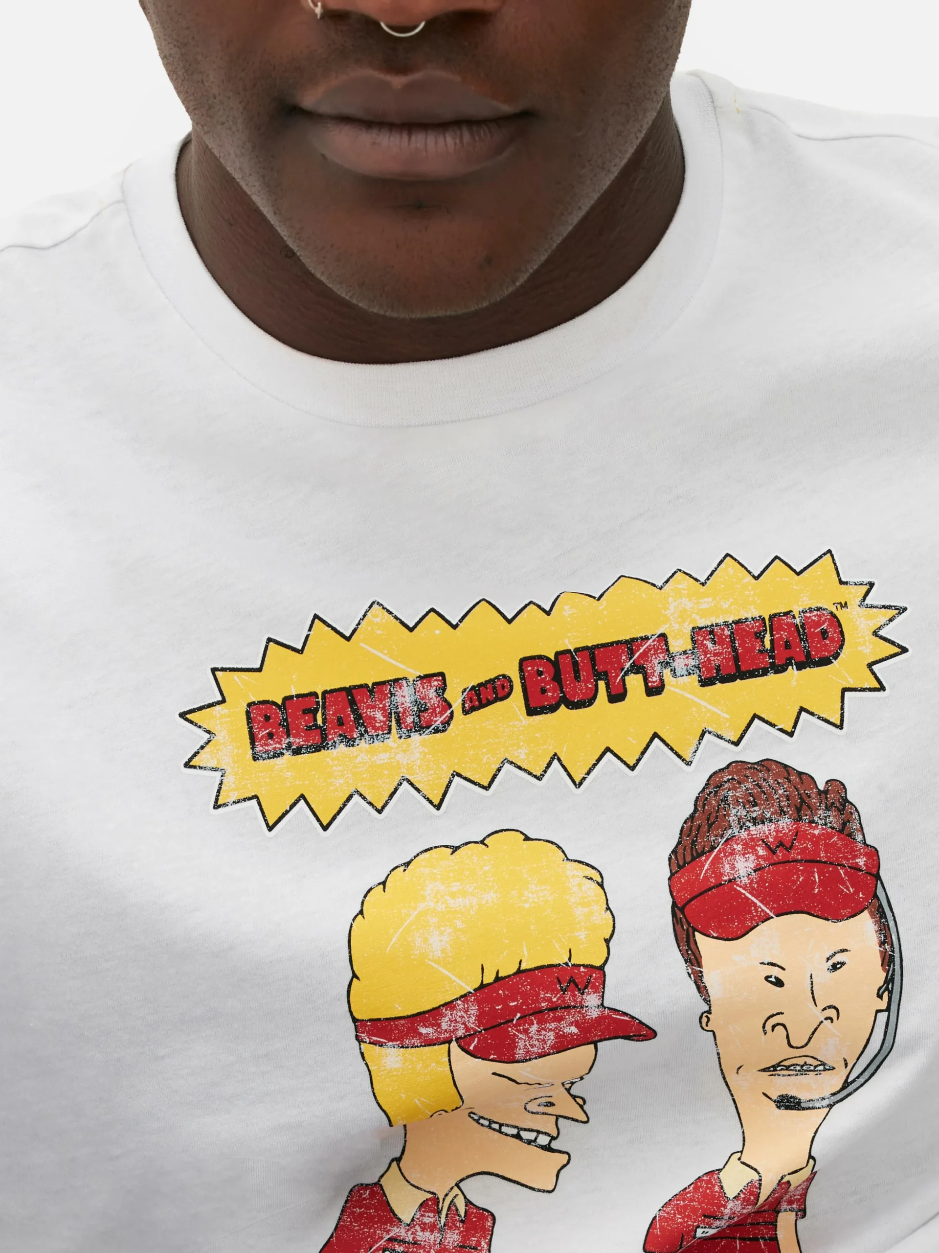 T-shirt Met Print Beavis & Butt-head
