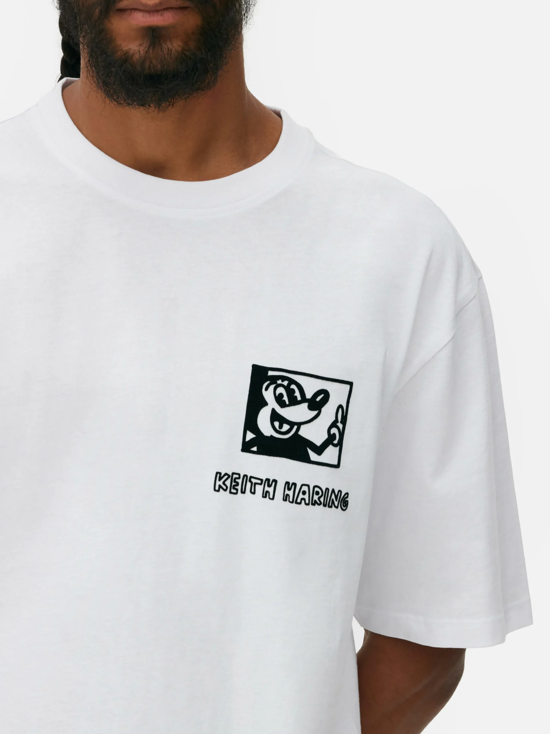 T-shirt Met Print Disney X Keith Haring
