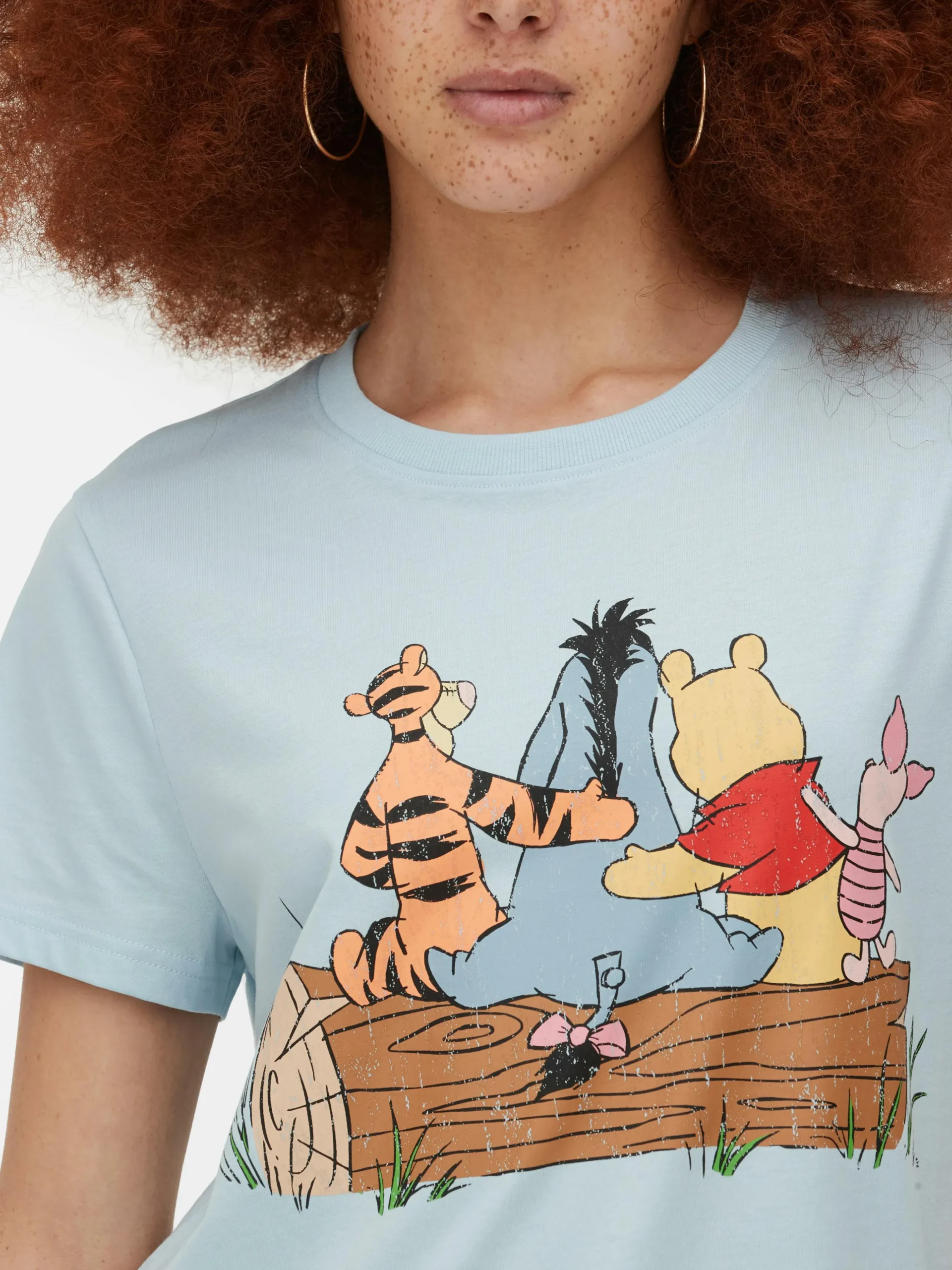 T-shirt Met Print Disney's Winnie De Poeh