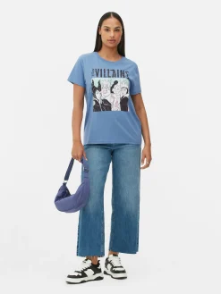 T-shirt Met Print Disney's Villains