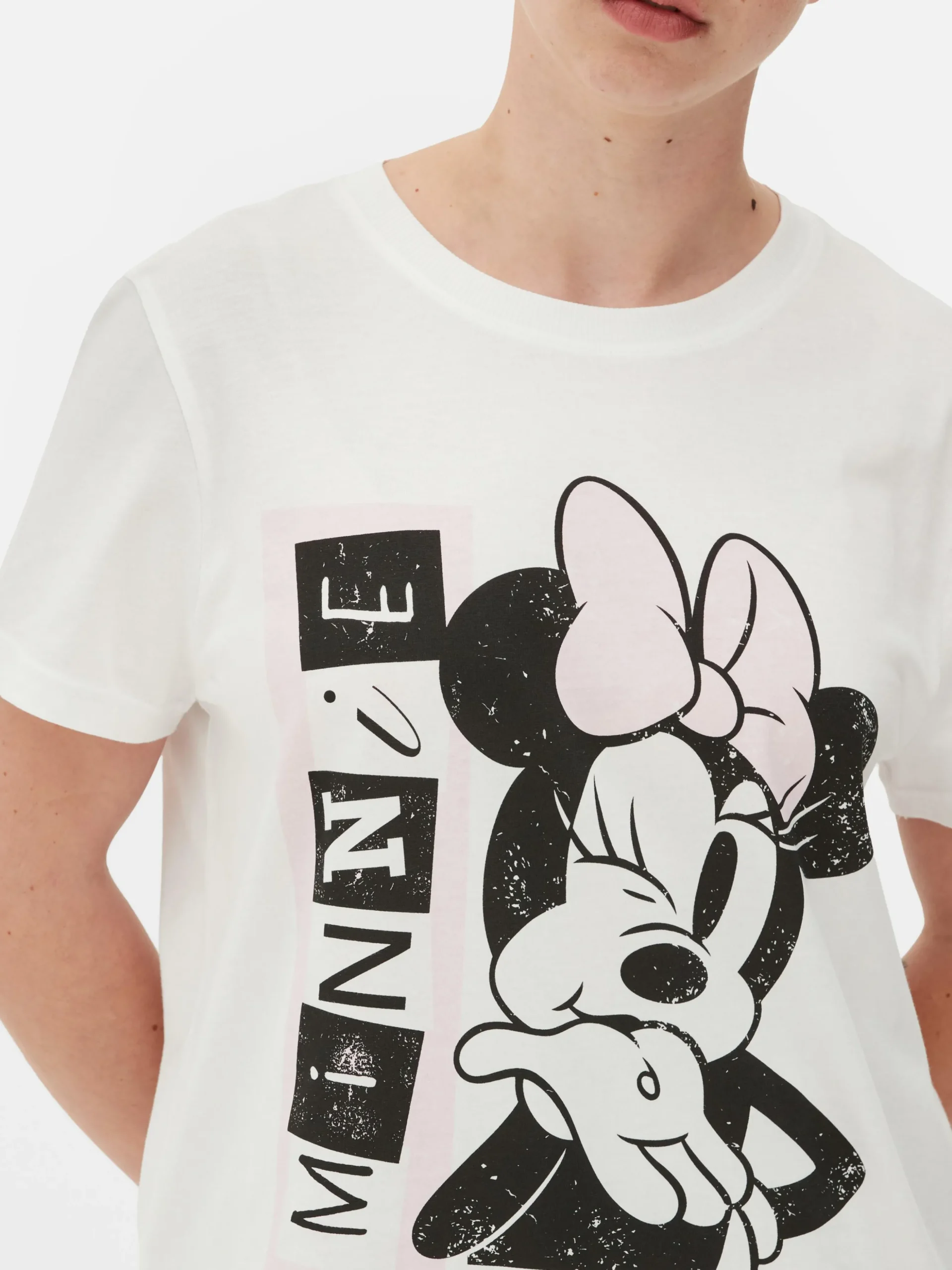 T-shirt Met Print Disney's Minnie Mouse