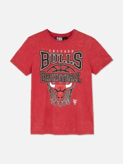 T-shirt Met Print NBA Chicago Bulls