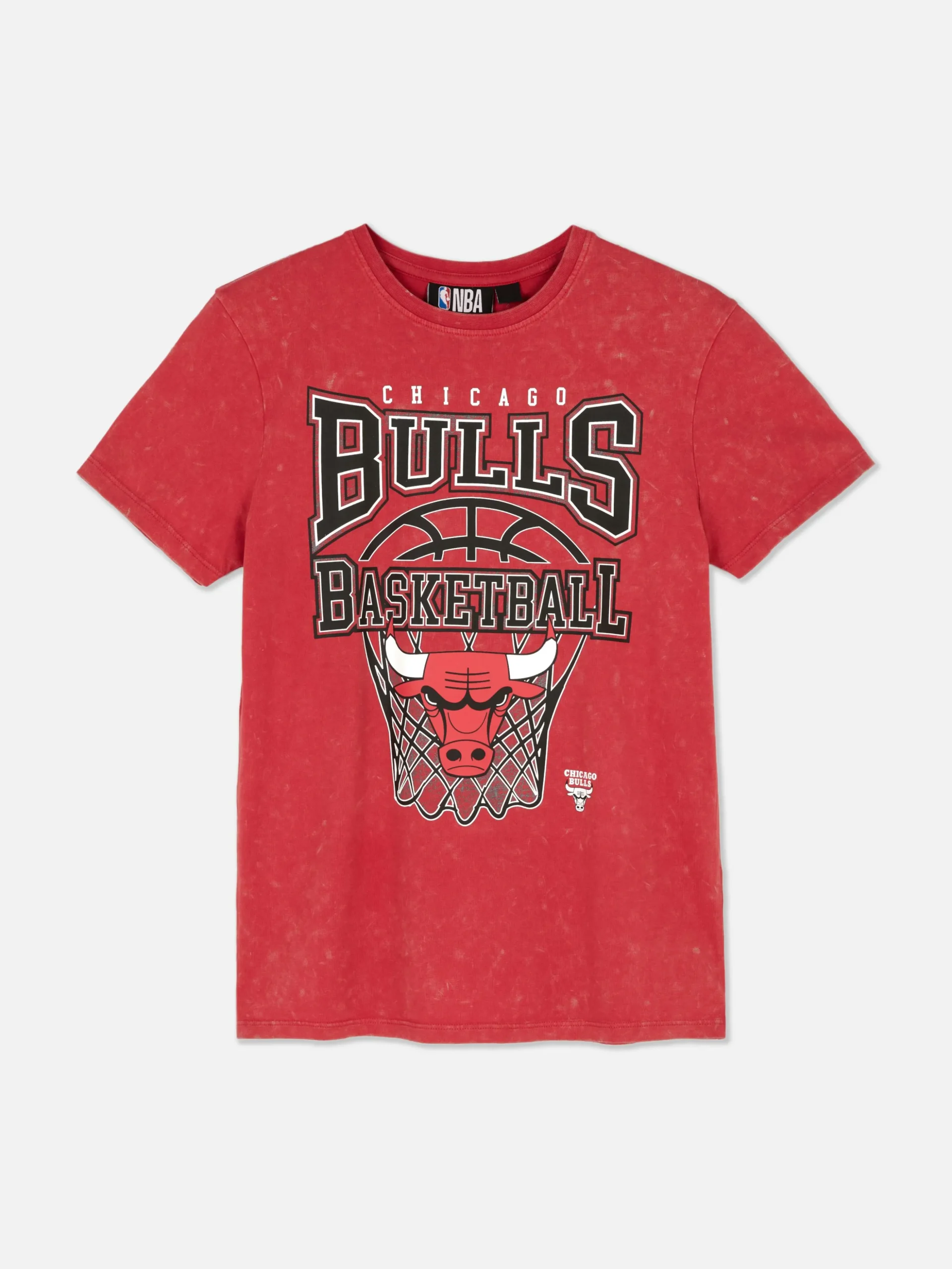 T-shirt Met Print NBA Chicago Bulls