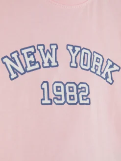 T-shirt Met Print New York